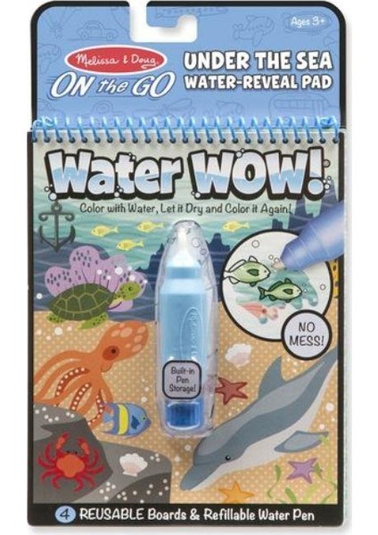 Water Wow! Su ile Boyama Kitabı - Deniz