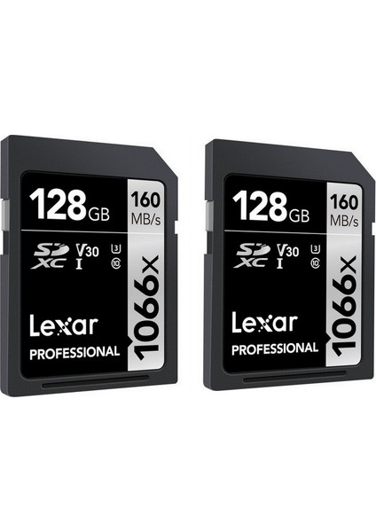 128GB Professional 1066X Uhs-I Sdxc Hafıza Kartı 2li Paket