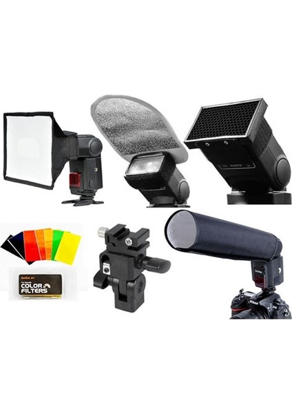 Sa-K6 Tepe Flaş Aksesuar Kit