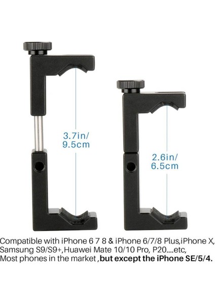 ST-02S Telefon Tripod Standı Siyah