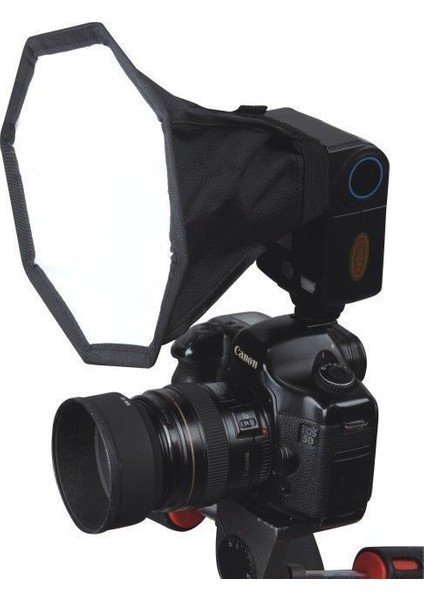 18CM Octagon Flaş Önü Mini Softbox