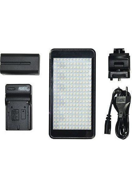 LED-228 5600K Beyaz Fotoğraf Makinesi ve Kamera Işığı