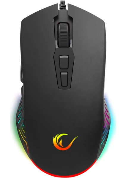 SMX-G68 Spear Makrolu 7200DPI RGB Ledli Gaming Oyuncu Mouse - Siyah