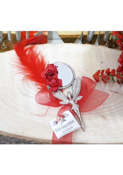 30 Adet Tüylü Ayna Su Perisi Nikah Şekeri