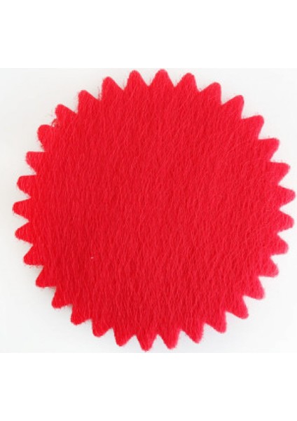 Organze Fileli Yuvarlak 24 Cm Kırmızı P100