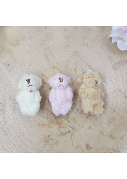 5 Adet 4 Cm Ayicik Tüylü