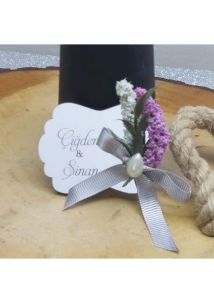 30 Adet Lavanta Çiçekli Nikah Nişan Söz Magnet Yeni Trend