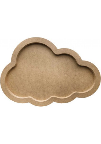 Kapı Süsü Bubble Ahşap Bulut 45x30 Cm Pk:1