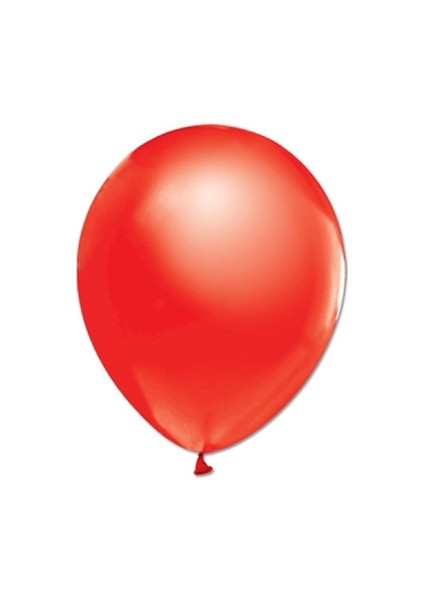 Metalik Kırmızı Balon 100 Adet