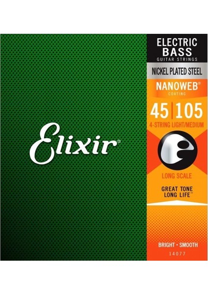 045-105 Nanoweb Bas Gitar Teli (14077)