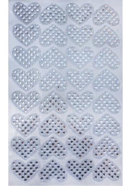 Kalp Ütü İle Yapışan 6.2x4cm (Hot-Fıx) P32