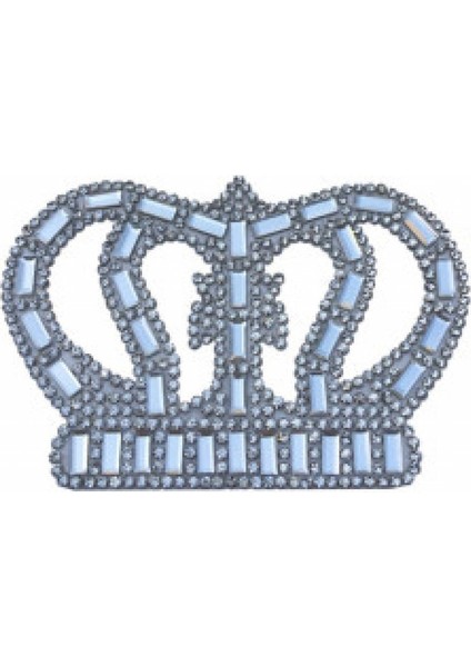 Taç Orta Ütü İle Yapışan 8x5,5cm (Hot-Fıx)P21