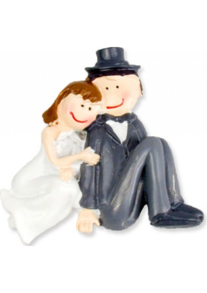 20 Adet Gelin Damat Sırt Sırta Oturan Pk1