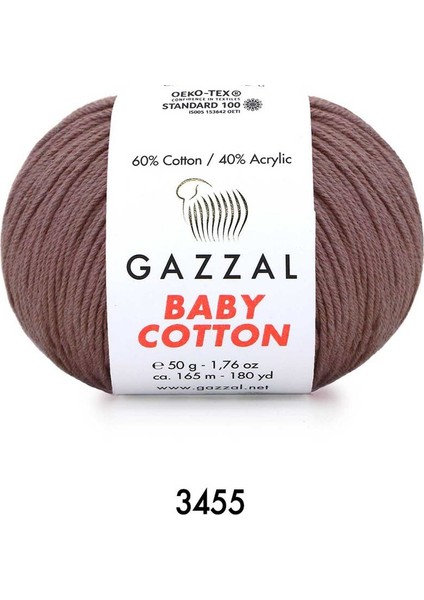 Baby Cotton El Örgü Ipi 3455 modelleri