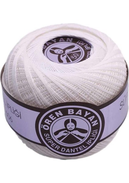 Süper Dantel Ipi No 50 Beyaz