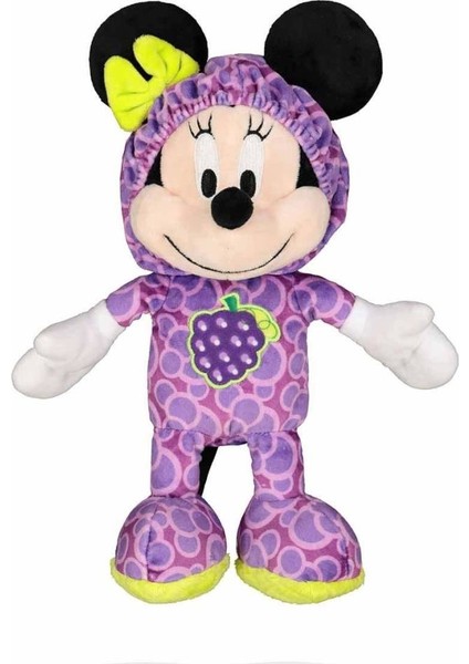 Minnie Core Üzüm Kıyafetli Peluş 25 Cm.