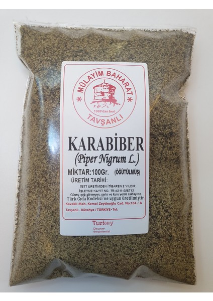 Saf Katkısız Karabiber 100 gr