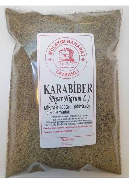 Saf Katkısız Karabiber 500 gr