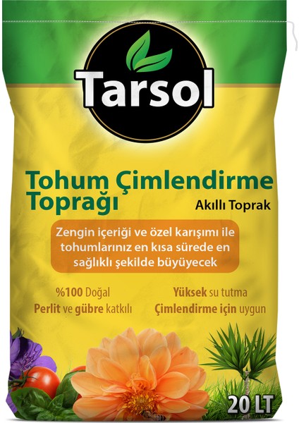 Torf Tohum Çimlendirme Toprağı 20 Lt