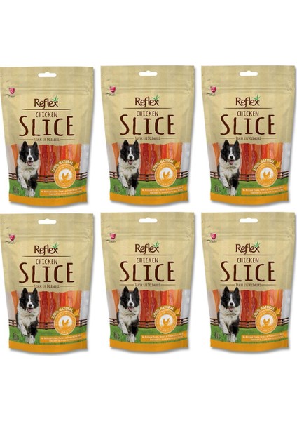 Kurutulmuş Tavuklu Yumuşak Dilim Köpek Ödülü 80 G x 5 Adet