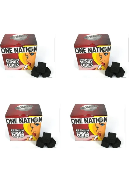 One Nation Nargile Kömürü 4 kg One Nation Küp Kömür