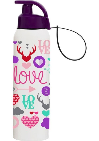 Askılı Desenli Matara 750 ml