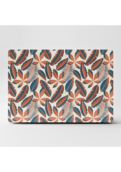 Laptop Sticker Bilgisayar Kaplama Notebook Macbook Tropikal Beyaz -Ls-22