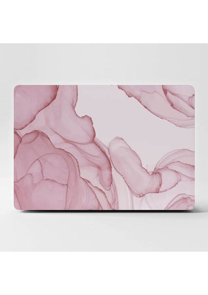 Laptop Sticker Bilgisayar Kaplama Notebook Macbook Mermer Desenli Pembe -Ls-10