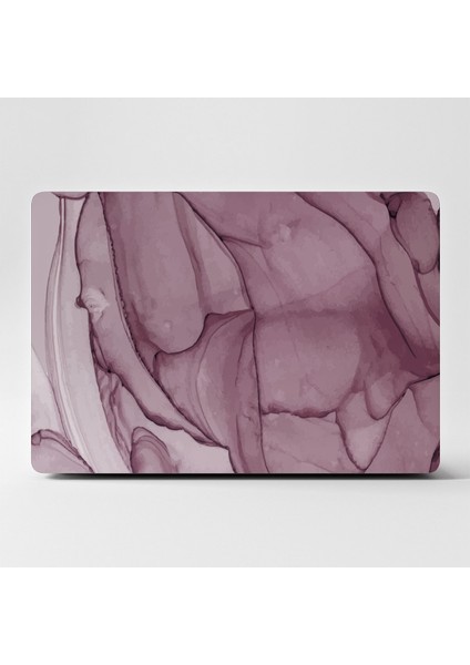 Laptop Sticker Bilgisayar Kaplama Notebook Macbook Mermer Desenli Pembe -Ls-11
