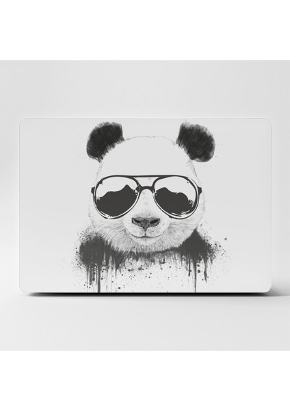 Laptop Sticker Bilgisayar Kaplama Notebook Macbook Siyah Beyaz PANDA-LS-200