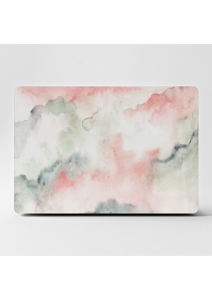 Laptop Sticker Bilgisayar Kaplama Notebook Macbook Watercolor Pembe BEYAZ-LS-101