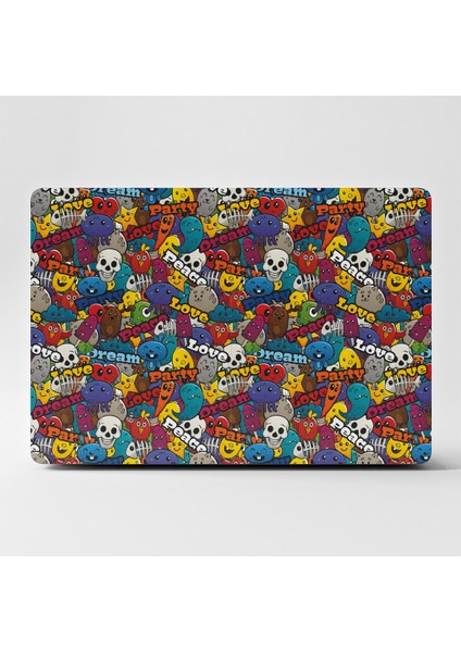 Laptop Sticker Bilgisayar Kaplama Notebook Macbook Mavi Karışık -LS-118