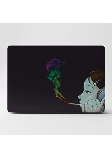 Laptop Sticker Bilgisayar Kaplama Notebook Macbook Bohem SIYAH-LS-187