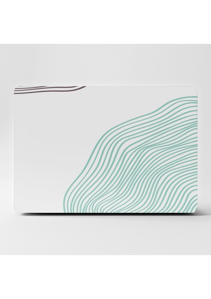 Laptop Sticker Bilgisayar Kaplama Notebook Macbook Beyaz TURKUAZ-LS-162