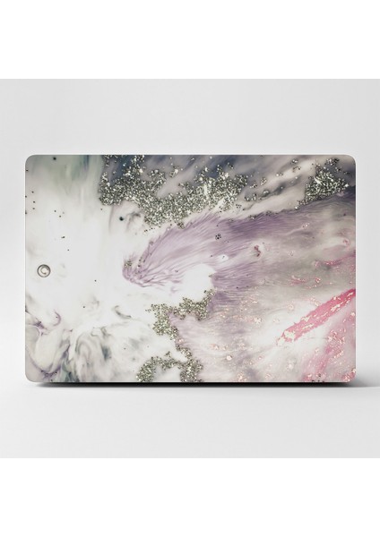 Laptop Sticker Bilgisayar Kaplama Notebook Macbook Soft Beyaz MERMER-LS-225
