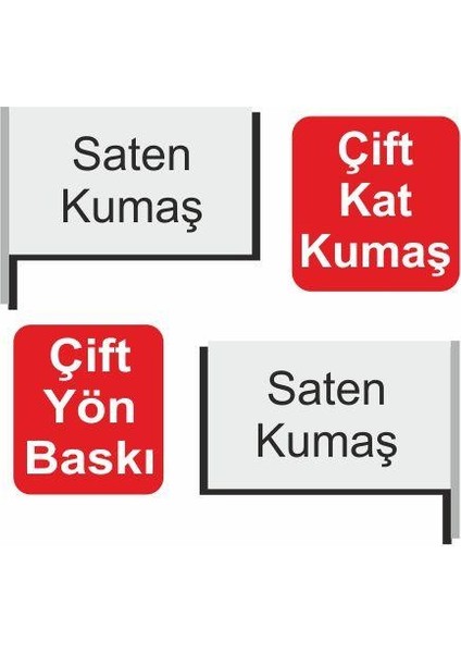 Peru Masa Bayrağı Set Halinde