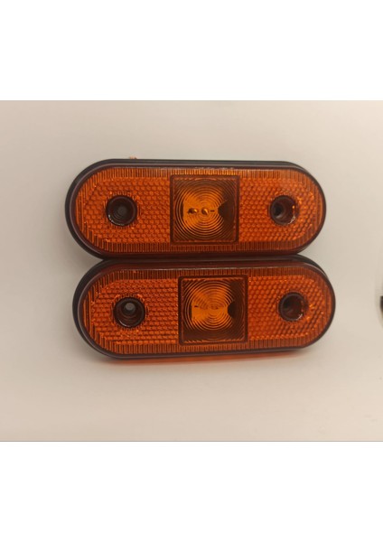 Kırmızı Sıde Marker Lamba 2 Ledli 12-24 V - 2'li