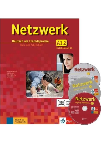 Netzwerk A1.2 (Kursbuch+Arbeitsbuch+Dvd+Audio Cd)