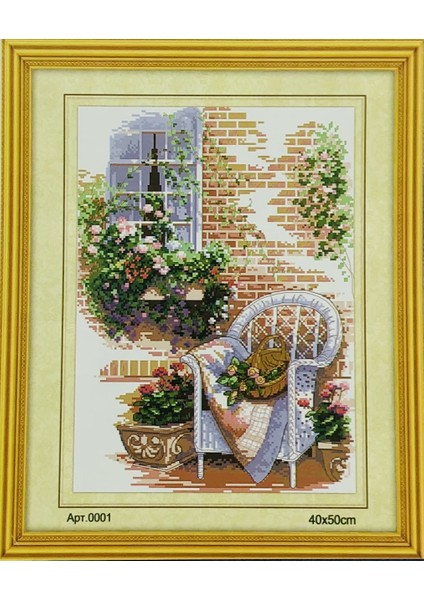Goblen Etamin Işleme Seti 40X50 cm 001