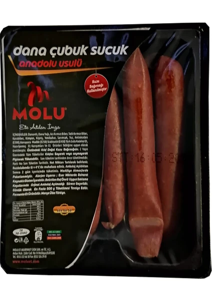 Molu Et  Dana Cubuk Sucuk Anadolu Usulü 200 gr