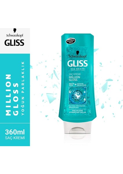 Schwarzkopf Million Gloss Saç Kremi 360 ml