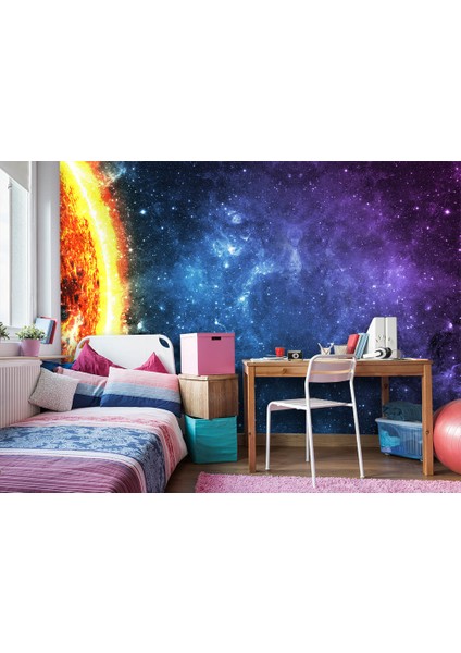 Galaxy Çocuk Odası Duvar Kağıdı