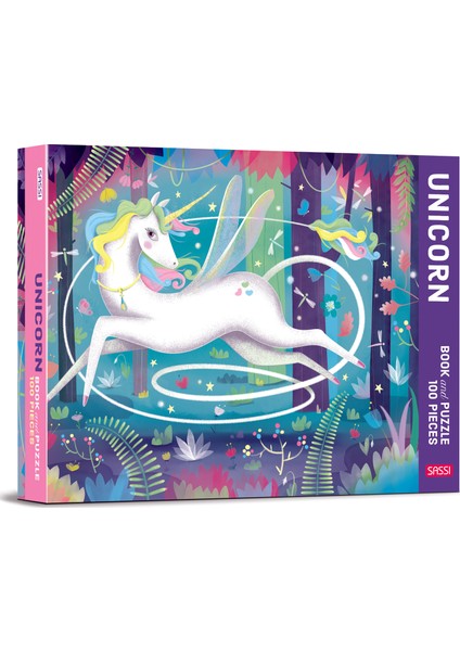 Sassi Junior Giant Puzzle - Unicorn 100 Parça