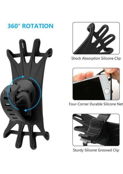 Istoc Trend Motorsiklet Bisiklet Için Telefon Tutucu Tutacağı (4-6 Inç Uyumlu) fiyatları