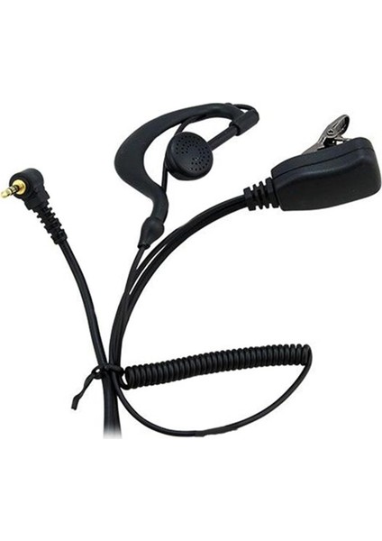 Telsiz Kulaklığı Mikrofonlu 2,5mm Jak Fişli Pmr - Aselsan Cobra MT-655- MT-690- MT-975 Uyumlu