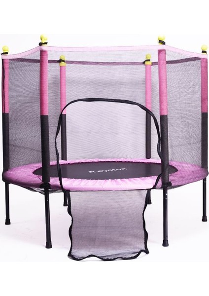 Fileli Büyük Boy Trambolin 140 cm Çap Pembe