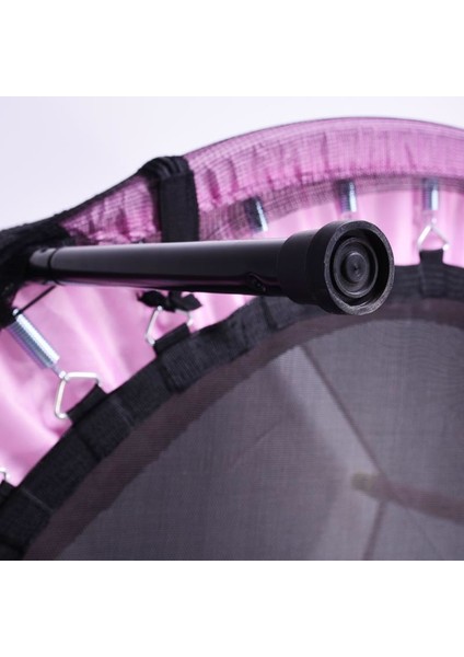 Fileli Büyük Boy Trambolin 140 cm Çap Pembe