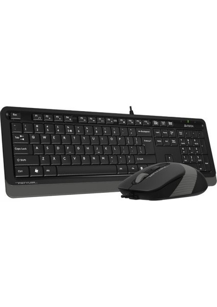 A4-Tech F1010 Gri USB Klavye Mouse Set