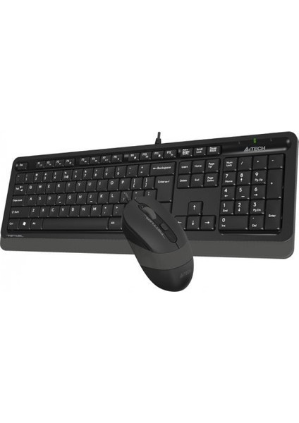 A4-Tech F1010 Gri USB Klavye Mouse Set