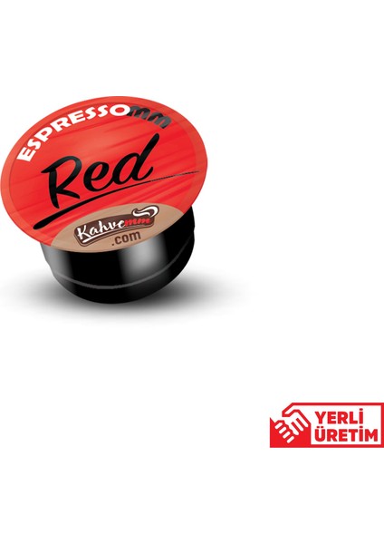 Espressomm® Red Kapsül Kahve (10 Adet) - Tchıbo Cafissimo® Uyumlu*